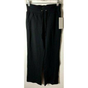 Danskin Women's Straight Athletic Pants, Black, Sm